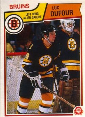 #48 Luc Dufour - Boston Bruins - 1983-84 O-Pee-Chee Hockey