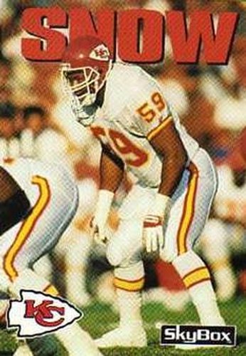 #48 Percy Snow - Kansas City Chiefs - 1992 SkyBox Impact Football