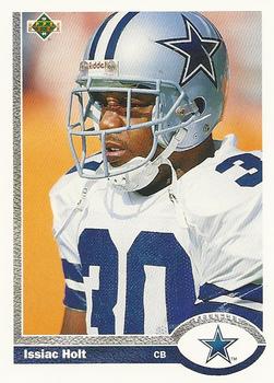 #48 Issiac Holt - Dallas Cowboys - 1991 Upper Deck Football