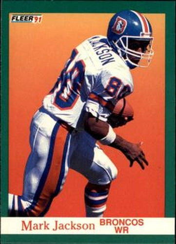 #48 Mark Jackson - Denver Broncos - 1991 Fleer Football