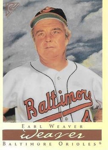 #48b Earl Weaver - Baltimore Orioles - 2003 Topps Gallery Hall of Fame - Artist's Proofs Baseball