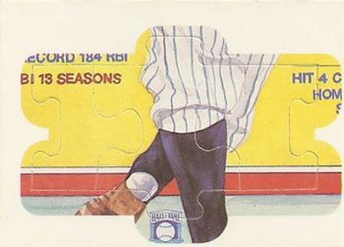 #49-51 Lou Gehrig - New York Yankees - 1985 Donruss - Lou Gehrig Puzzle Baseball