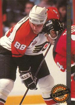 #1 Eric Lindros - Philadelphia Flyers - 1992-93 O-Pee-Chee Premier Hockey - Top Rookies