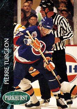 #103 Pierre Turgeon - New York Islanders - 1992-93 Parkhurst Hockey