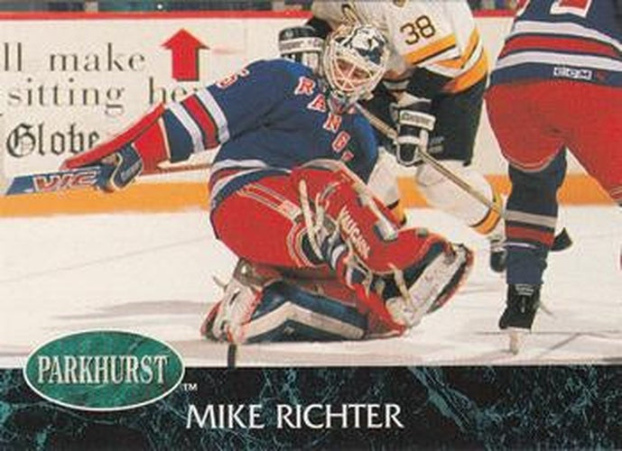 #112 Mike Richter - New York Rangers - 1992-93 Parkhurst Hockey