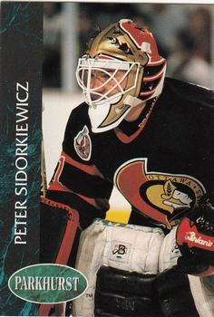 #120 Peter Sidorkiewicz - Ottawa Senators - 1992-93 Parkhurst Hockey
