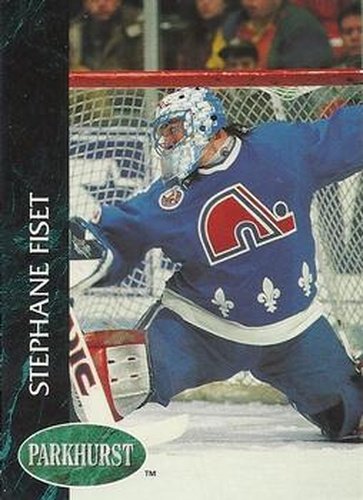 #378 Stephane Fiset - Quebec Nordiques - 1992-93 Parkhurst Hockey