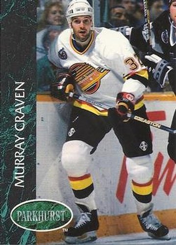 #495 Murray Craven - Vancouver Canucks - 1992-93 Parkhurst Hockey