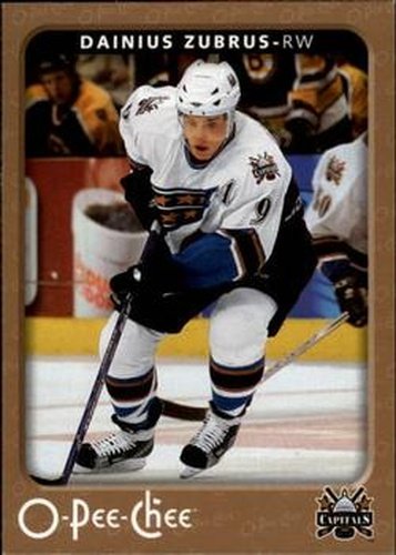 #490 Dainius Zubrus - Washington Capitals - 2006-07 O-Pee-Chee Hockey