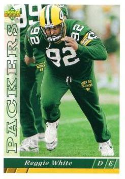 #490 Reggie White - Green Bay Packers - 1993 Upper Deck Football
