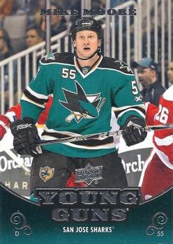 #490 Mike Moore - San Jose Sharks - 2010-11 Upper Deck Hockey