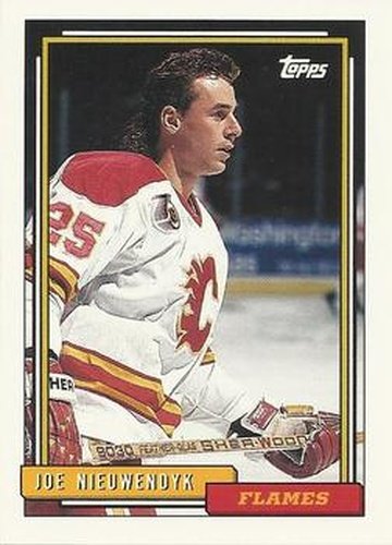 #105 Joe Nieuwendyk - Calgary Flames - 1992-93 Topps Hockey