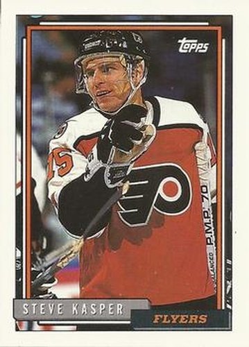 #150 Steve Kasper - Philadelphia Flyers - 1992-93 Topps Hockey