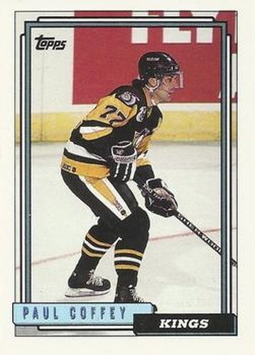 #182 Paul Coffey - Los Angeles Kings - 1992-93 Topps Hockey