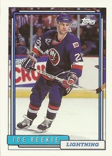 #184 Joe Reekie - Tampa Bay Lightning - 1992-93 Topps Hockey