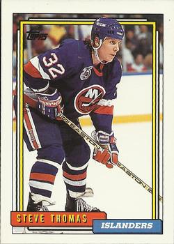 #222 Steve Thomas - New York Islanders - 1992-93 Topps Hockey