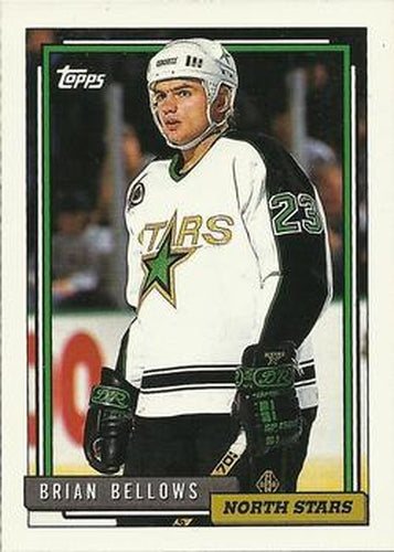 #240 Brian Bellows - Minnesota North Stars - 1992-93 Topps Hockey