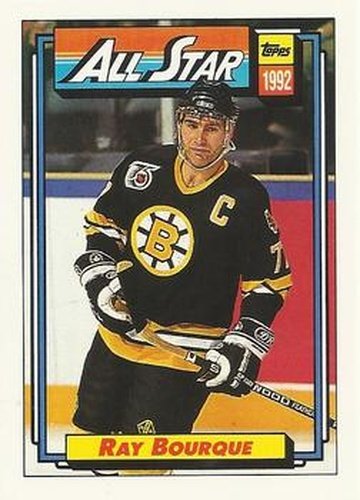 #262 Ray Bourque - Boston Bruins - 1992-93 Topps Hockey
