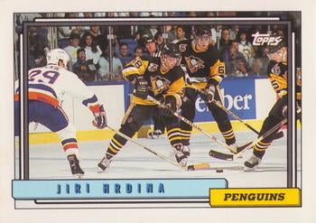 #272 Jiri Hrdina - Pittsburgh Penguins - 1992-93 Topps Hockey