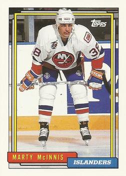 #302 Marty McInnis - New York Islanders - 1992-93 Topps Hockey