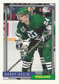#330 Bobby Holik - Hartford Whalers - 1992-93 Topps Hockey