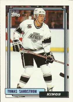 #421 Tomas Sandstrom - Los Angeles Kings - 1992-93 Topps Hockey