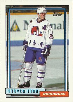 #449 Steven Finn - Quebec Nordiques - 1992-93 Topps Hockey