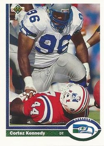#491 Cortez Kennedy - Seattle Seahawks - 1991 Upper Deck Football