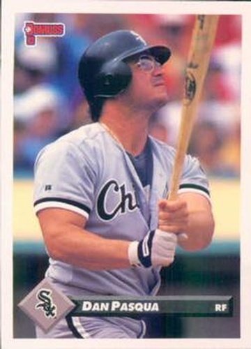 #491 Dan Pasqua - Chicago White Sox - 1993 Donruss Baseball