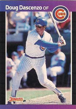 #491 Doug Dascenzo - Chicago Cubs - 1989 Donruss Baseball