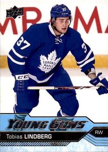 #491 Tobias Lindberg - Toronto Maple Leafs - 2016-17 Upper Deck Hockey