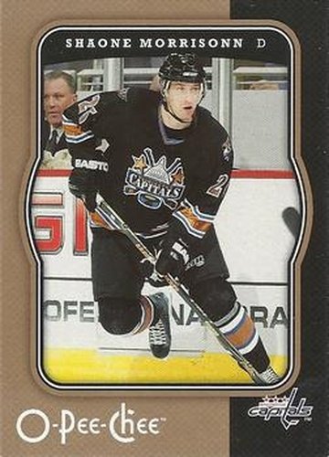 #491 Shaone Morrisonn - Washington Capitals - 2007-08 O-Pee-Chee Hockey