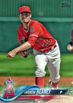 #491 Andrew Heaney - Los Angeles Angels - 2018 Topps Baseball