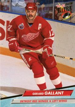 #284 Gerard Gallant - Detroit Red Wings - 1992-93 Ultra Hockey