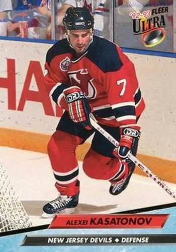 #340 Alexei Kasatonov - New Jersey Devils - 1992-93 Ultra Hockey