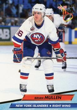 #348 Brian Mullen - New York Islanders - 1992-93 Ultra Hockey