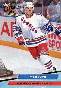 #357 Ed Olczyk - New York Rangers - 1992-93 Ultra Hockey