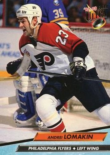 #372 Andrei Lomakin - Philadelphia Flyers - 1992-93 Ultra Hockey