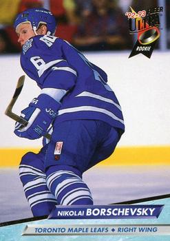 #418 Nikolai Borschevsky - Toronto Maple Leafs - 1992-93 Ultra Hockey