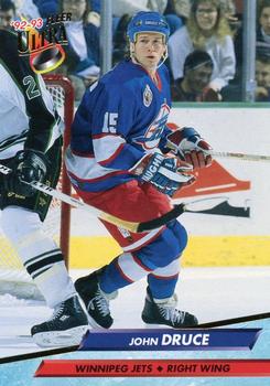 #442 John Druce - Winnipeg Jets - 1992-93 Ultra Hockey