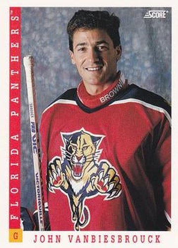 #492 John Vanbiesbrouck - Florida Panthers - 1993-94 Score Canadian Hockey