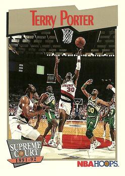 #492 Terry Porter - Portland Trail Blazers - 1991-92 Hoops Basketball