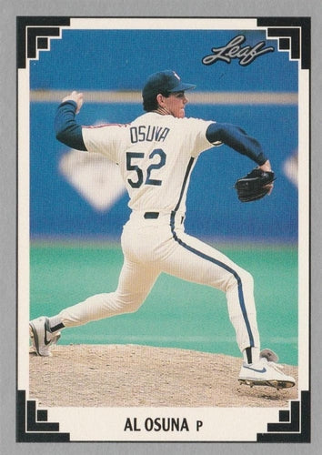 #492 Al Osuna - Houston Astros - 1991 Leaf Baseball