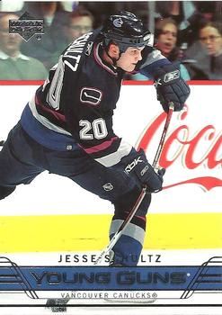 #492 Jesse Schultz - Vancouver Canucks - 2006-07 Upper Deck Hockey