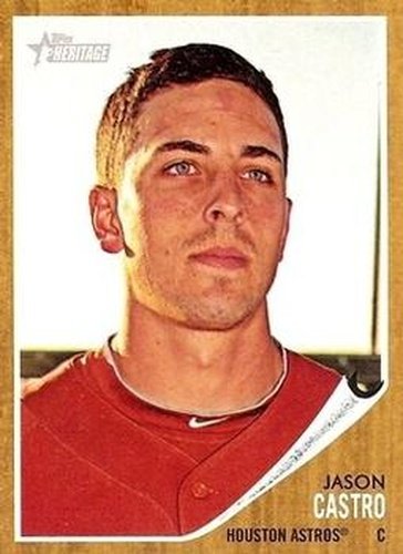 #492 Jason Castro - Houston Astros - 2011 Topps Heritage Baseball