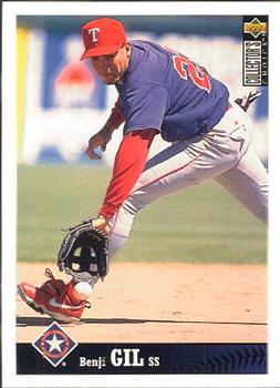 #492 Benji Gil - Texas Rangers - 1997 Collector's Choice Baseball