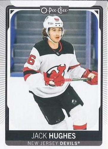 #492 Jack Hughes - New Jersey Devils - 2021-22 O-Pee-Chee Hockey