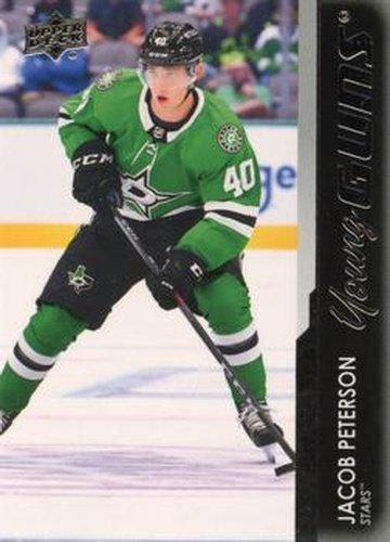 #492 Jacob Peterson - Dallas Stars - 2021-22 Upper Deck Hockey