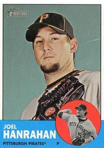 #492 Joel Hanrahan - Pittsburgh Pirates - 2012 Topps Heritage Baseball