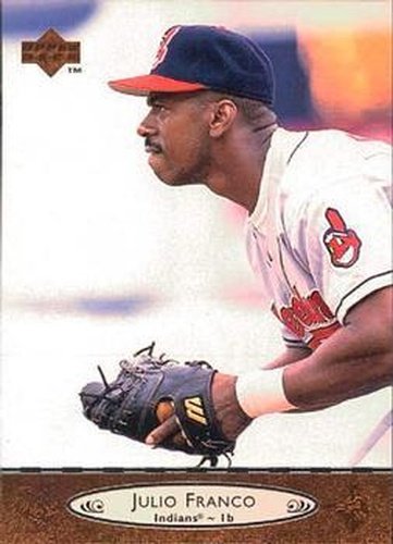 #492 Julio Franco - Cleveland Indians - 1996 Upper Deck Baseball